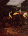 Jinetes en Epsom 1862 Edgar Degas